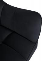 Esszimmerstuhl Swing Samt schwarz schwarz 