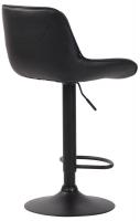 2er Set Barhocker Lentini Kunstleder schwarz schwarz 
