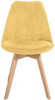 Stuhl Linares Cord gelb 