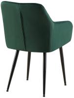 2er Set Esszimmerstuhl Monett Samt B grün 