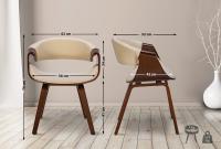 Esszimmerstuhl Foley Stoff walnuss/creme Esszimmerstuhl Foley Stoff walnuss/creme