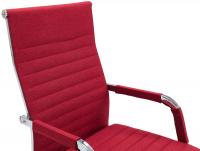 Bürostuhl Amadora Stoff rot 