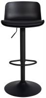 2er Bartisch Set Velor Kunstleder schwarz 