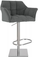 Barhocker Damaso E Cord grau 
