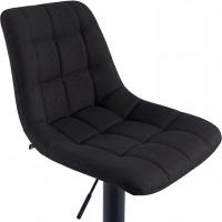 2er Set Barhocker Mapun Stoff schwarz 