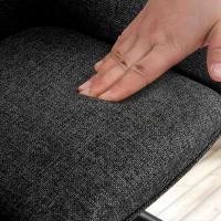 Stuhl Tipton Stoff dunkelgrau 