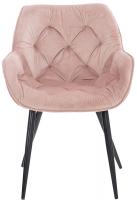 Stuhl Tanna Samt pink 