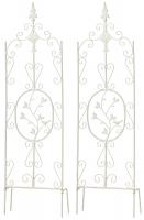 2er Set Rankgitter Burgus weiß