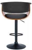 2er Set Barhocker Vestal Kunstleder walnuss/schwarz 