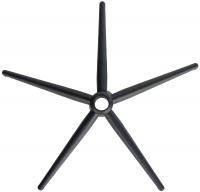 Fußkreuz eckig 65 schwarz 