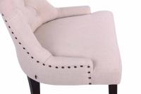 Esszimmerstuhl Aberdeen Stoff antik creme 