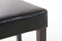 Esszimmerstuhl Ina dunkelbraun schwarz 