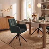 Esszimmerstuhl Jonah Cord grün 