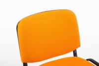 Besucherstuhl Ken V2 Stoff orange 