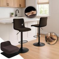 Barhocker Hover Samt B braun 