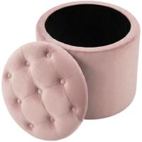 Sitzhocker Pantin Samt rosa 