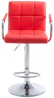 Barhocker Lucy V2 chrom rot 