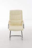 Besucherstuhl Caro  creme 