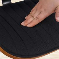 2er Set Barhocker Clawson Stoff chrom walnuss/schwarz 