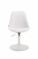 4er Set Esszimmerstühle Maverick W Kunstleder weiß 