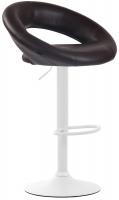 Barhocker Olinda Kunstleder weiß braun Barhocker Olinda Kunstleder weiß braun