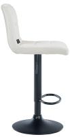 Barhocker Peru Samt schwarz creme 