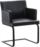 Esszimmerstuhl Zavor Kunstleder schwarz schwarz Esszimmerstuhl Zavor Kunstleder schwarz schwarz