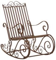 2er Set Schaukelstühle Smilla braun 