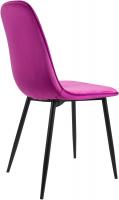 2er Set Esszimmerstuhl Maryam Samt  lila 
