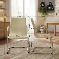 Besucherstuhl Noeleen creme 
