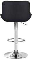 Barhocker Vonore Kunstleder chrom schwarz 