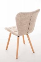 Stuhl Elda Stoff natura creme 
