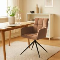 Esszimmerstuhl Jonah Stoff orange