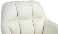 Barhocker Natoma Stoff weiß creme 