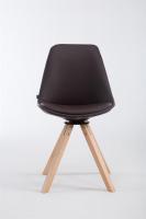 Besucherstuhl Calais Drehbar Natura Square braun 