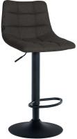2er Set Barhocker Jerry Stoff schwarz dunkelgrau 