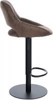 Barhocker HD Milet B Stoff braun 