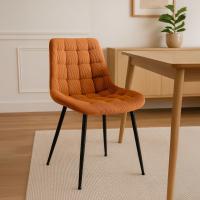 Esszimmerstuhl Sardna Cord orange
