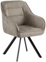 Stuhl Pettuli Stoff taupe 