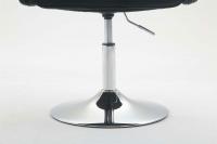 Lounger Los Angeles Kunstleder schwarz 