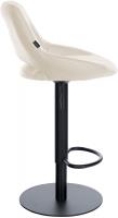 2er Set Barhocker HD Milet B Kunstleder creme 