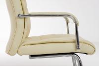 Besucherstuhl Caro  creme 