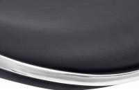 Barhocker Shanghai Kunstleder schwarz schwarz 