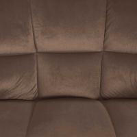 2er Set Barhocker Damaso W Samt braun 