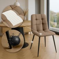 4er Set Esszimmerstuhl Tilde Stoff taupe 4er Set Esszimmerstuhl Tilde Stoff taupe