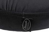 2er Set Barhocker Ponte Samt weiß schwarz 