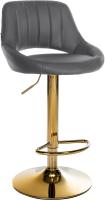 Barhocker Milet Kunstleder gold grau 