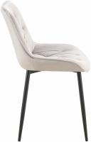 Esszimmerstuhl Wallace Samt grau 