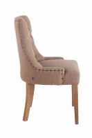 Esszimmerstuhl Aberdeen Stoff antik-hell taupe 