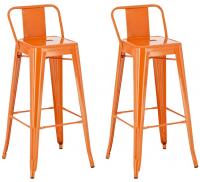 2er Set Barhocker Mason orange 2er Set Barhocker Mason orange
